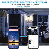 Kamera Mini Murah x1018, Kamera CCTV Kecil untuk Keamanan Rumah, Pengawas Hewan Peliharaan, Kontrol Jarak Jauh Nirkabel, Camcorder Kecil