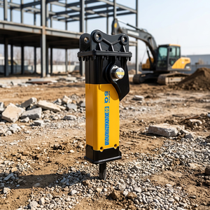 SQ60 New Construction Hydraulic Breaker Auto Grease Accumulator Box Model Pump Engine Gearbox Motor for 15-18 Tons 125mm Chisel - Product Image 2