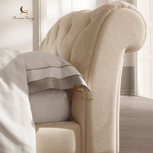 Letto Matrimoniale di Lusso Moderno con Testiera Imbottita in Tessuto di Alta Qualità - Product Image 3
