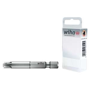 WIHA - 36082 Juego de puntas Professional 70 mm PlusMinus/Pozidriv 1/4 ''en caja (2 uds.) -EAN 4010995360825 INSERTOS PARA ATORNILLADO - Product Image 1