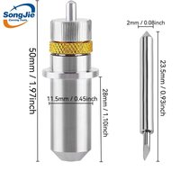 Cuchilla plotter de corte de personalizable de 30/45/60 grados, soporte OEM para herramientas de corte y tallado