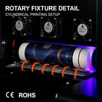 Commercial A4 UV Printer for Phone Case Crystal Label USA Mexico DDP XP600 2 in 1 Flatbed Machine for Small Business