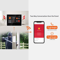 Plateforme de surveillance des protocoles SDK MQTT TCP-IP, système d'alarme de sécurité anti-intrusion domestique 4G WIFI GSM SMS avec écran tactile IPS 7 pouces