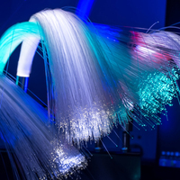 Câble à fibres optiques à éclairage latéral en PMMA pour plafonds étoilés, haute luminosité, intensité réglable, utilisation intérieure/extérieure