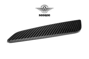 Pour BMW Série 5 G30 M Sport, style OEM, lèvres de pare-chocs avant en carbone poli miroir, séparateurs latéraux, ailerons, neuf 2017-2019 - Product Image 5