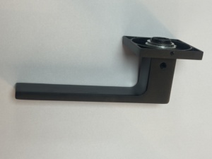 Moderner schwarzer Aluminium-Türgriff mit langlebiger, hoher Sicherheit und einfacher Installation. - Product Image 3
