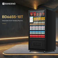BANDENG 6610SS 10T - Expendedor de Bebidas y Aperitivos de Autoservicio con Módulo de Refrigeración Extraíble y Rango de Potencia de 10W a 490W
