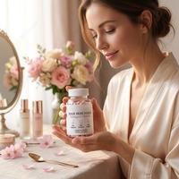 Collagène en peptides pour la peau, les cheveux, les ongles et les articulations, capsules beauté pour adultes, 120 capsules, 60g, naturel, OEM ODM