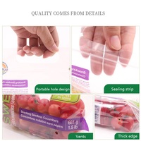 Sachets Doypack Personnalisables et Recyclables pour l'Emballage de Fruits et Légumes, en Matière PET/CPP, avec Fermeture Zip, Conditionnés en Carton