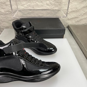 Zapatos casuales retro de caña alta para hombre, de lujo, para correr, senderismo al aire libre, invierno, con estampado de charol, de alta calidad, transpirables - Product Image 1