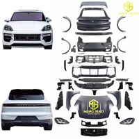 Kit de actualización popular: conjunto completo de parachoques, capó, guardabarros, luces delanteras y luces traseras para modificación de Porsche Cayenne modelo 2024