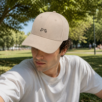 Casquette de baseball personnalisable en polyester/coton avec impression en relief pour événements scolaires - Unisexe adulte