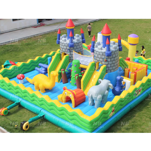 Gran Oferta: Castillo Hinchable de PVC de Colores para Niños, Ideal para Jardín y Patio, Castillo Hinchable Grande para Saltar - Product Image 1