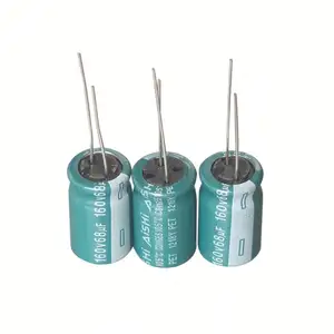 Condensador electrolítico EWH2GM100G16OT, marca Aishi, serie WH 10uF 400V 10x16