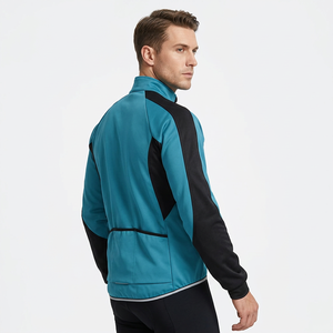 Chaqueta de Ciclismo de Manga Larga para Hombre, Cortavientos, Transpirable, 100% Poliéster, Ropa de Ciclismo OEM - Product Image 3