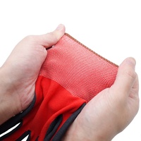 Gants de travail antidérapants secs et humides avec logo personnalisé rouge et noir, paume en caoutchouc, gants de sécurité pour homme et femme, mécanicien, construction