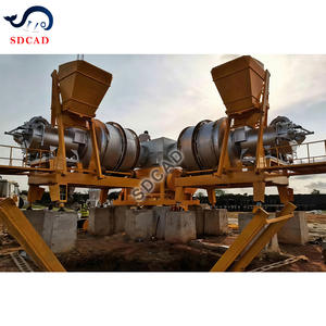 ماكينة خلط الأسفلت المتنقلة 10-40 t/ h ، خلاط خرسانة صغير لخلط الأسفلت بيتومين - Product Image 2