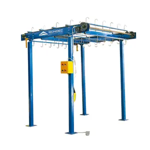 Automatic Spacer Frame Carrying Unit For Transfer Butyl Coated Spacer Bar From Butyl Extruder To Inlet Conveyor Of Pressing Unit