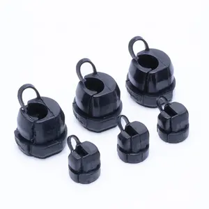 FSCAT 100pcs/bag Aging Resistant Flexible Strain Relief Bushing Wiring Accessories for Electrical Equipment Supplies