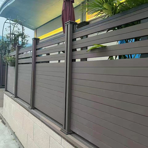 Ngoài trời thiết kế châu Âu bền Vinyl hàng rào tấm menards Composite hàng rào bảng màu nâu sẫm Vinyl hàng rào - Product Image 6