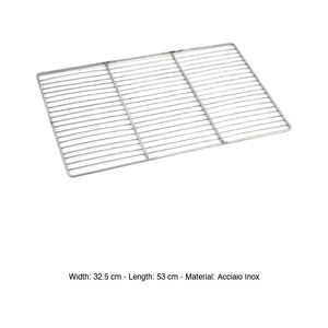Rejilla de Acero Inoxidable para Horno Gastronom GN 1/1, 3 mm de Grosor, 53 × 32.5 cm - Product Image 3