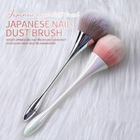 Pinceau à poudre irisée TSZS Aurora, manche long et fin, pour manucure, nettoyage et élimination de la poudre, outil d'art pour salon de manucure