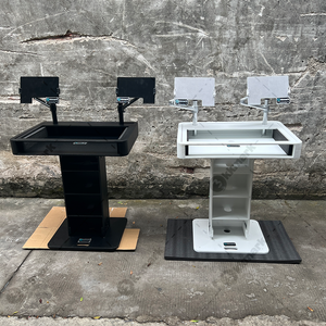 Soporte de Viaje Desmontable Blanco y Negro para Torre de Control de DJ, Compatible con Controladores de DJ <span class=keywords><strong>PIONEER</strong></span> <span class=keywords><strong>XDJ</strong></span>-<span class=keywords><strong>XZ</strong></span> DDJ-1000 RANE One - Product Image 5