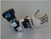 Humanoid bipedal robot arm/3 degrees of freedom/with 5 fingers assembled and shipped metal palm finger arm