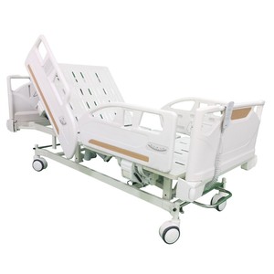 Cama de enfermería eléctrica Yao Kang YK-E308 blanca, cama de hospital multifuncional para cuidado en el hogar y rehabilitación - Product Image 3