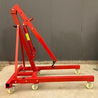 Mini-grue électrique pliable de 1 tonne, 220V, treuil de levage portable pour la maison, le garage et les projets de bricolage
