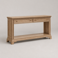 Table console haut de gamme moderne de luxe en bois massif sculpté avec tiroirs pour hôtel, chambre à coucher et propriétaires de maisons familiales