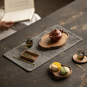 Retro Jacquard Tea Mat Waterproof Traditional Chinese Style <b>Table</b> <b>Runner</b> For Kung Fu Tea Set Accessories - Product Image 3