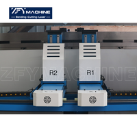 Presse plieuse CNC DA66T pour travail de pliage de tôle d'acier inoxydable, système de couronnement 8 axes, Servo CNC