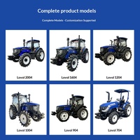 Tracteur à levier haute puissance 1004, double usage eau et terre, 4x4, pour rizières, labour rotatif, 4 ans de garantie