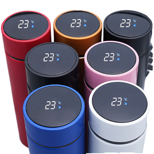 Thermos intelligent LED créatif de 500 ml, design moderne, bouteille d'eau en acier inoxydable, affichage de la température, logo personnalisé, 6 à 12 heures - Product Image 3
