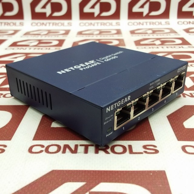 Plc Gs105 | 5-port Gigabit Switch, 10 Gbps, 5xrj45, 12v Dc, Warranty Product