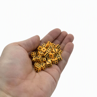 Dés miniatures en acrylique de 8 mm, lot de 1000 pièces, colorés et durables, pour jeux de cartes à collectionner, compteurs, cadeaux de fête, jeux de rôle de table