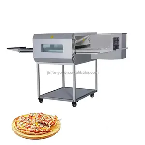 Bakery equipment Commercial pizza maker machine conveyor Electric Pizza Oven for sale