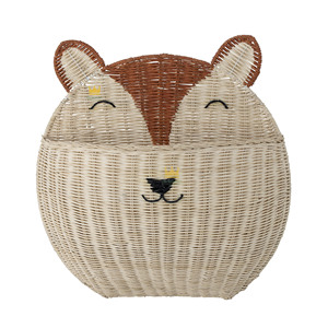Panier mural suspendu en rotin, style ours, design élégant, éco-responsable, très demandé, pour chambre d'enfant, en provenance du Vietnam - Product Image 1