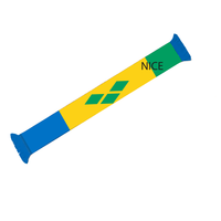Écharpe tricotée personnalisée avec motif du drapeau des Bahamas, écharpe douce et extensible en polyester avec pompons pour un usage quotidien en hiver et pour offrir en cadeau lors des fêtes