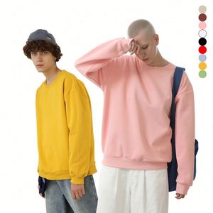 Design Top Selling 500gsm <b>Colourful</b> Sweatshirt Cotton Crew Neck Print With Logo Long Sleeve Oversize Sweatshirt - Product Image 2