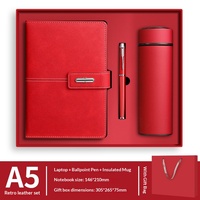 Set de Regalo de Cuaderno Personalizado de Lujo con Logotipo, Bolígrafo y Caja de Regalo