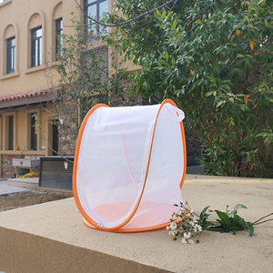 Xách tay pop-up nhà côn trùng nuôi lưới môi trường sống Lồng cho bướm cầu nguyện Bọ Ngựa chăn nuôi tam giác rắn động vật dây tàu sân bay - Product Image 2