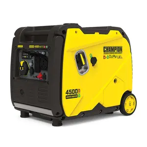 Sistem Ekonomi portabel, generator inverter lpg bensin bahan bakar ganda 5000W senyap generator bensin