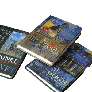 Quaderno con Copertina Rigida Ispirato a Dipinti Famosi di <span class=keywords><strong>Van</strong></span> <span class=keywords><strong>Gogh</strong></span> e Monet, 98 Fogli - Product Image 1