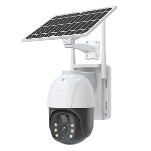Cámara PTZ con energía solar de 4MP, sistema de seguridad inalámbrico WiFi para exteriores con detección de movimiento e intercomunicador de voz - Product Image 3