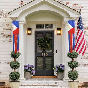 Ducto de Aire 75D de 30 * 45CM con Superficie con Bandera de Filipinas y 6 Tiras de 5 * 60CM - Product Image 4