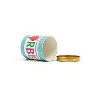 Emballage en tube biodégradable, étanche, résistant aux fuites, récipient pour aliments congelés, tube en papier cylindrique pour crème glacée, tube en papier cylindrique