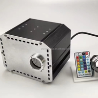 Projecteur DMX de moteur de lumière LED scintillante 150W avec boîtier en aluminium étanche à la pluie Diamètre de fibre optique 0.75mm 0.75mm
