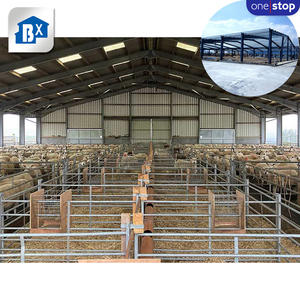 Capannone Prefabbricato <span class=keywords><strong>per</strong></span> Capre 100/500/1000, Magazzino in Acciaio Pesante, Design di <span class=keywords><strong>Officina</strong></span> con Servizi di Saldatura, Taglio e Piegatura - Product Image 5